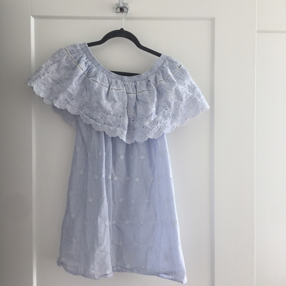 Aqua large dress